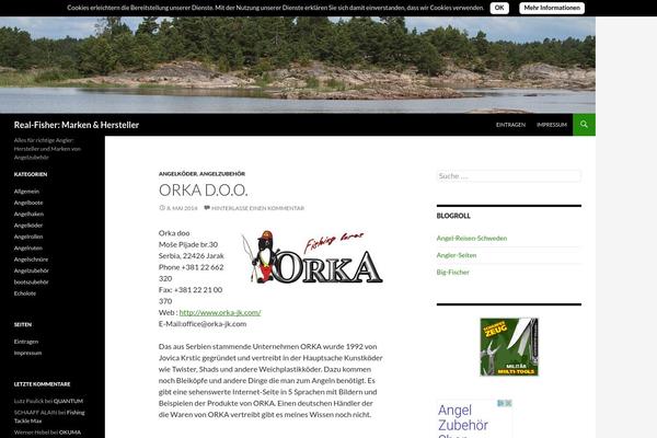 WordPress website example screenshot