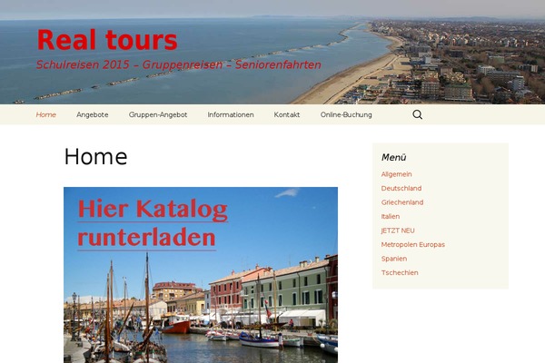 WordPress website example screenshot
