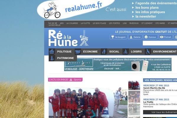 realahune.fr site used CNEWS