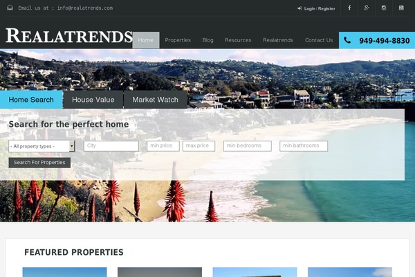 WordPress website example screenshot