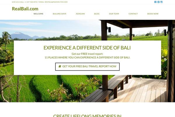 realbali.com site used X Child