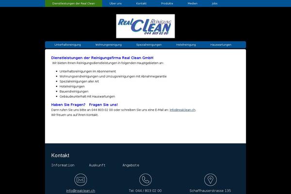 realclean.ch site used Realclean