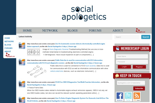 realclearapologetics.com site used Buddy