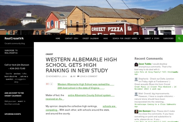 Twenty Fourteen theme site design template sample