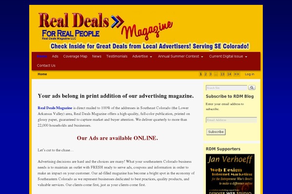 realdealsmagazine.net site used Weaver II