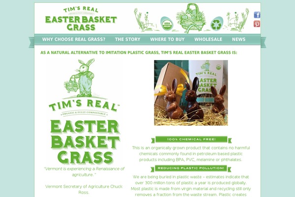 realeasterbasketgrass.com site used Eastergrass