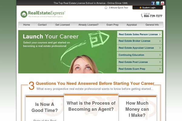 realestateexpress.com site used Wp-common-theme