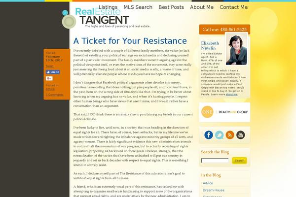 realestatetangent.com site used Real-estate-tangent