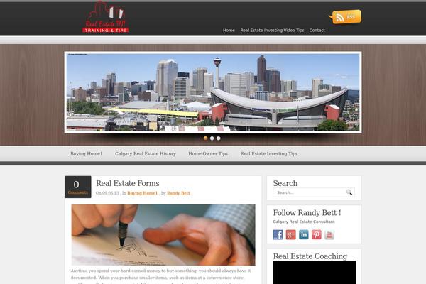 WordPress website example screenshot