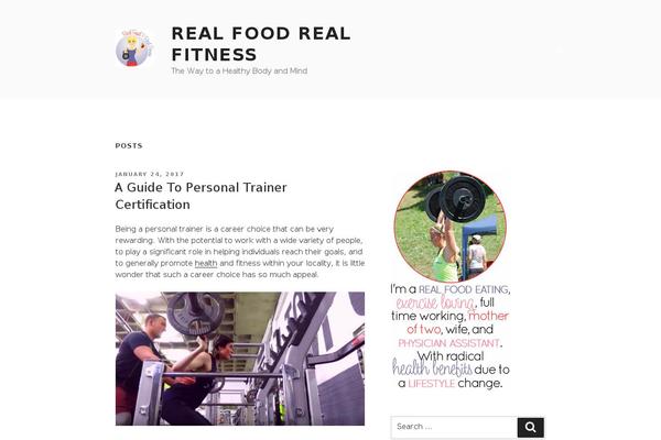 WordPress website example screenshot