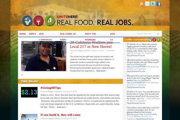 realfoodrealjobs.org site used Daily