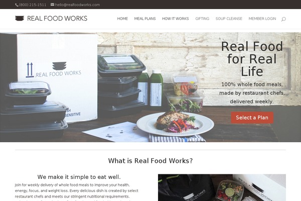 realfoodworks.com site used Layers