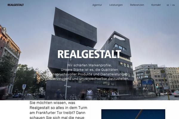 realgestalt.de site used Realgestalt
