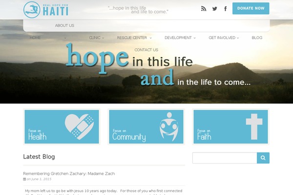 WordPress website example screenshot