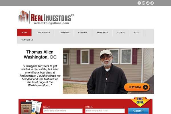 realinvestors.com site used Realinvestors