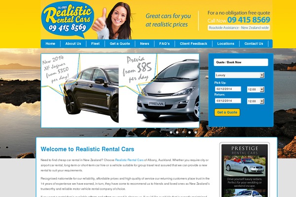realisticrentalcars.co.nz site used Carrental