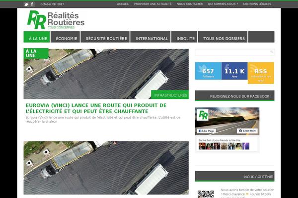 Rapidnews theme site design template sample