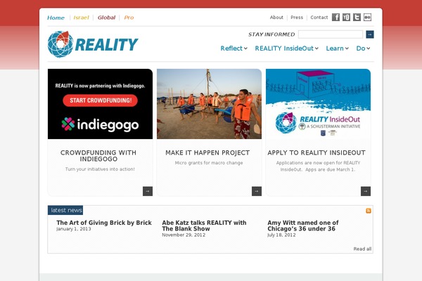 realitycommunity.org site used Reality-community