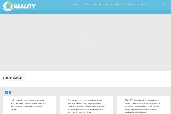 Reality theme site design template sample