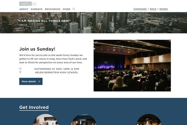 WordPress website example screenshot