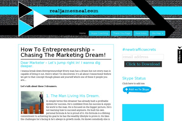 WordPress website example screenshot