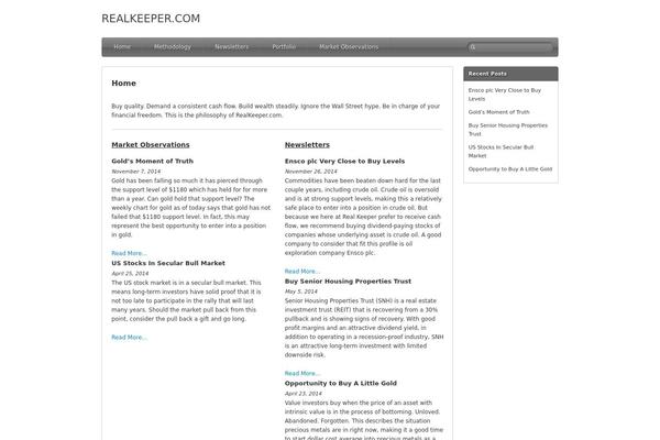 realkeeper.com site used Silverclean Lite