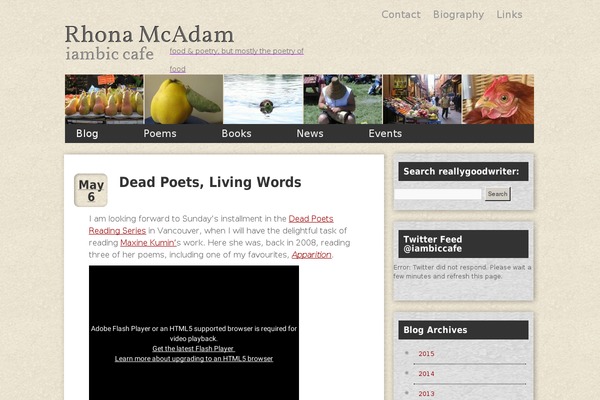 reallygoodwriter.com site used Rhona