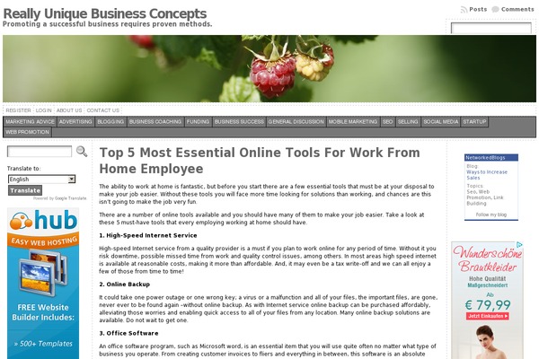 Atahualpa theme site design template sample