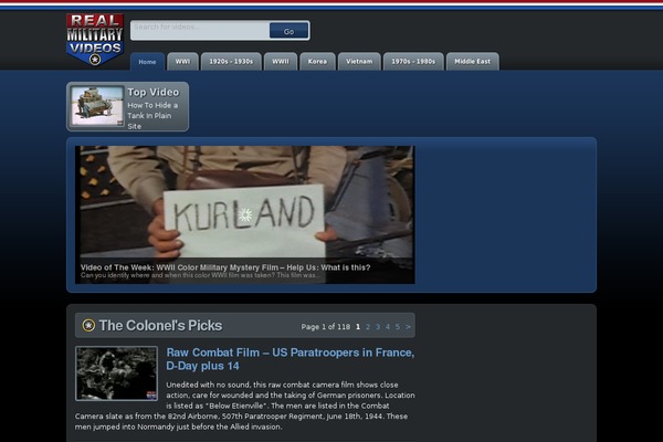 WordPress website example screenshot