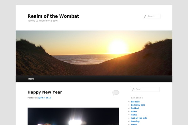 Twenty Eleven theme site design template sample