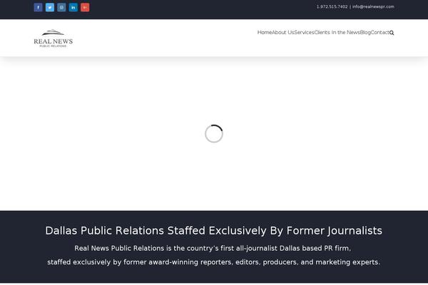 WordPress website example screenshot
