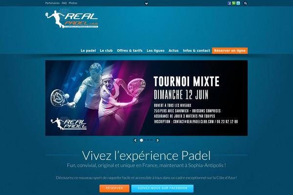 realpadelclub.com site used Padel