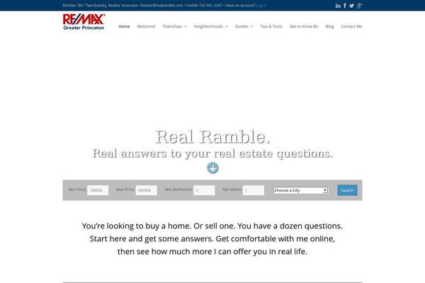 Total theme site design template sample