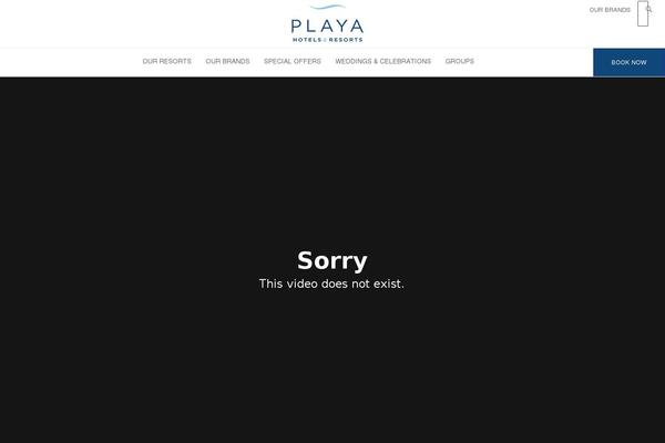 Playa theme site design template sample