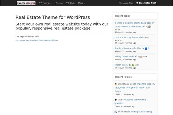 realtorpress.com site used Premiumpress3