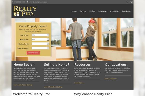 WordPress website example screenshot