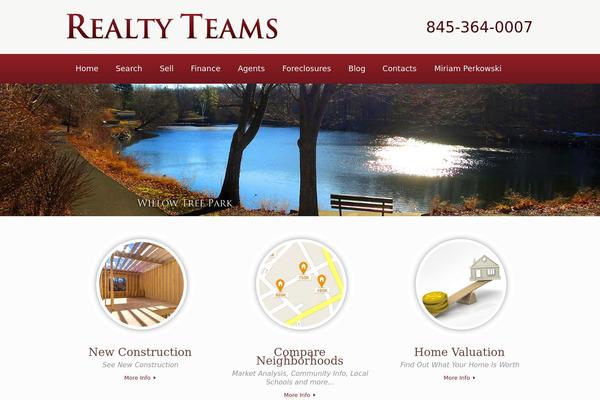 Vantage theme site design template sample