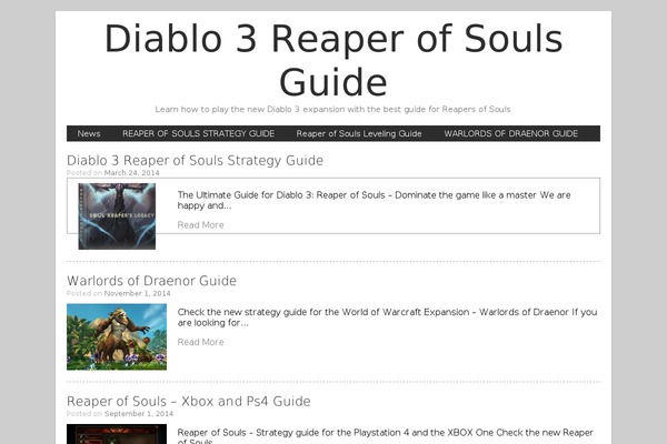 reaperofsoulsguide.com site used NewMedia