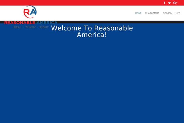 reasonableamerica.com site used Divi