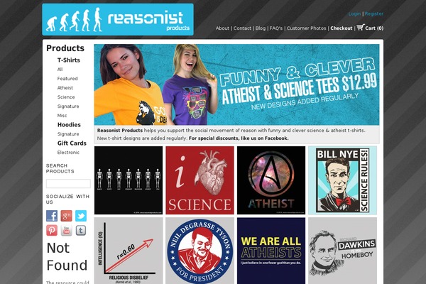 reasonistproducts.com site used Oxygen