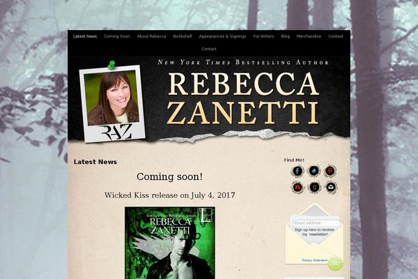 rebeccazanetti.com site used Writerspace