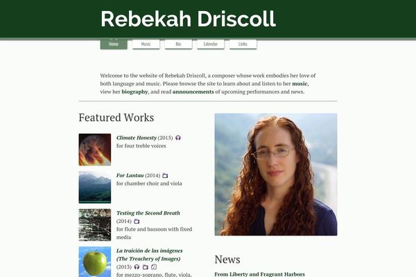 rebekahdriscoll.com site used Rebekah
