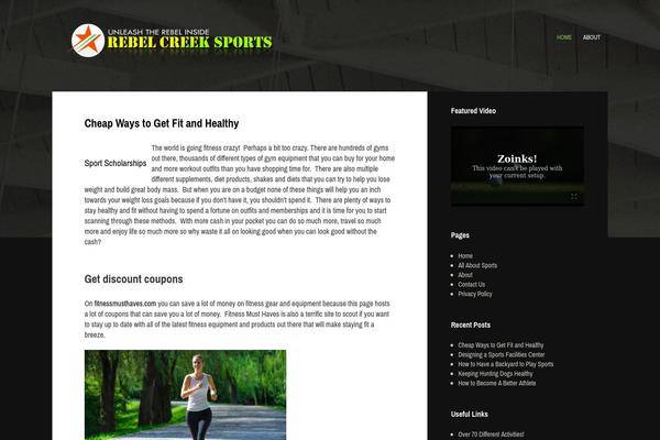 Gibson theme site design template sample