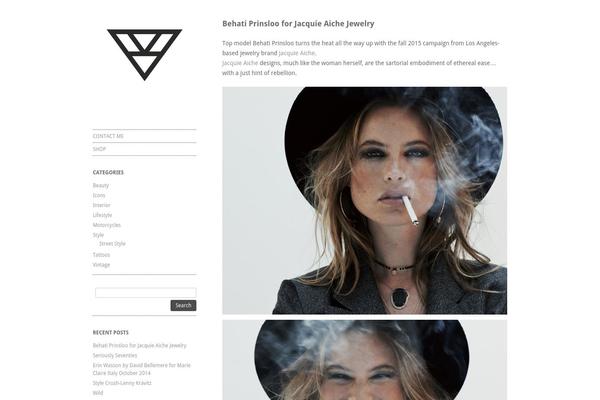 Ari theme site design template sample