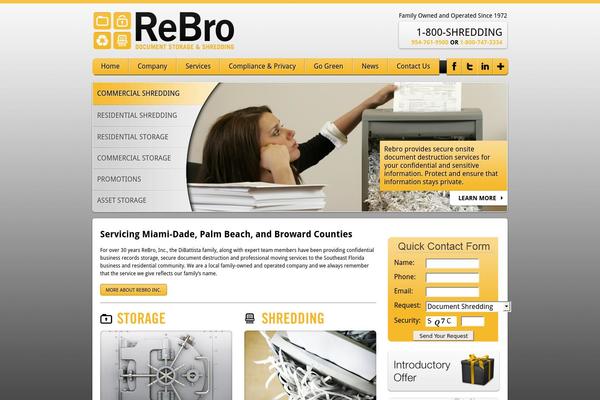 rebroinc.com site used Rebro