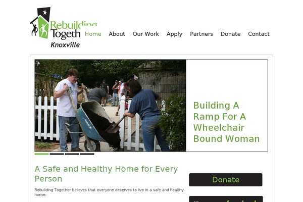 rebuildingtogetherknoxville.org site used Percolator