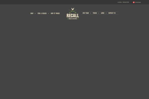 recalldesigns.com site used Storefront Child