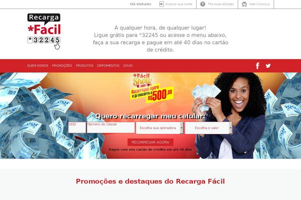 recarreguefacil.com.br site used Recarreguefacil