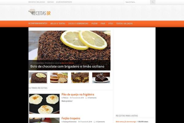 Foodpress theme site design template sample