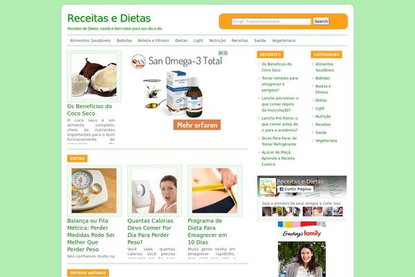 receitasedietas.com site used Dietas